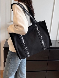 Bolsa de Compras de Lona Ecológica con Logotipo Personalizado 2025, Bolsa de Mano de Algodón Orgánico - Product Image 4