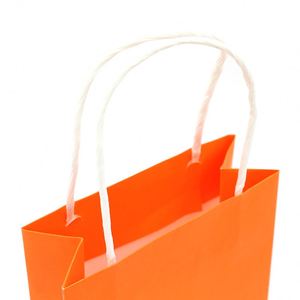 Custom Style Fancy Design Food Grade Brown Paper <b>Bag</b> Twist Handle Paperbag - Product Image 4