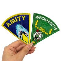Patchs brodés personnalisés de grande taille avec motif de crâne pour motards et vestes