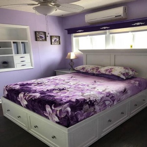 Giá Tốt Nhất Hoa Tùy Chỉnh In Flannel Lông Cừu Giường Chăn Tại Trung Quốc - Product Image 4