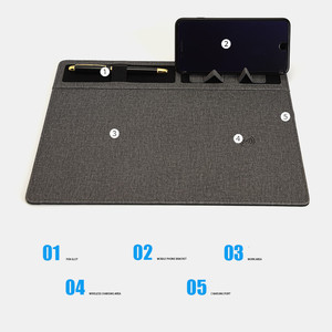 <span class=keywords><strong>Chargeur</strong></span> sans fil rapide 15W, <span class=keywords><strong>tapis</strong></span> de souris multifonctionnel, <span class=keywords><strong>tapis</strong></span> de bureau avec porte-stylo et support pour téléphone, rangement de bureau, <span class=keywords><strong>chargeur</strong></span> sans fil - Product Image 3
