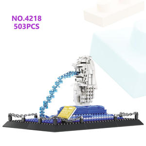 Wange 4218 Merlion Singapur, Bloques de Construcción Creativos MOC, Modelo de Ladrillos para Niños, Juego de Bloques de Construcción Educativos, Bloques de Juguete Decorativos - Product Image 1