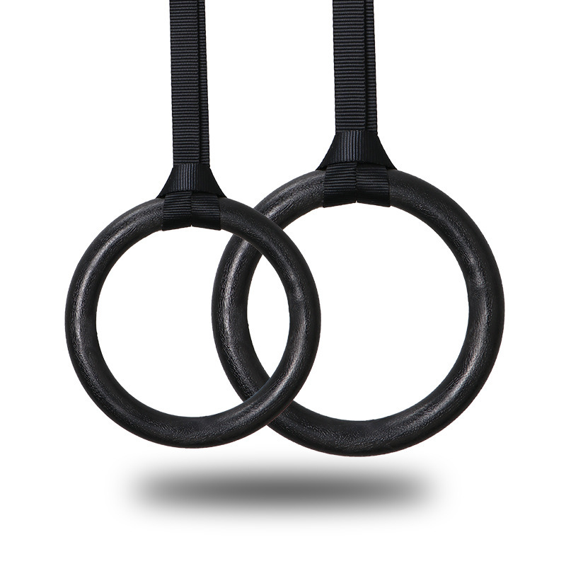 ROLA фитнес новый обновленный тренажерный зал с нейлоновым ремешком деревянные гимнастические кольца дома