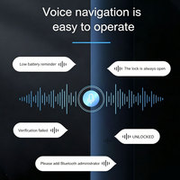 Système de serrure de porte intelligent étanche YOUHE, reconnaissance faciale, empreinte digitale, NFC, RFID, compatible 4G 5G WiFi