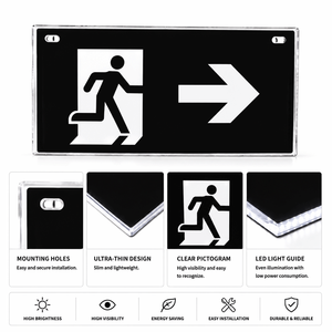 Placa guía de luz PMMA LGP de iluminación uniforme de alta calidad, adecuada para lámparas indicadoras de salida de emergencia en caso de incendio, OEM ODM - Product Image 2
