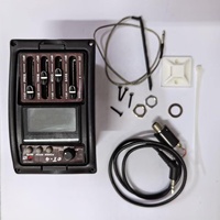 Préampli pour guitare acoustique 4 bandes ET-4 avec égaliseur, kit de micros piézo, accordeur numérique LCD et contrôle du volume et du tonalité pour guitare folk