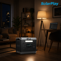 Station d'alimentation portable Solarplay 2400W, générateur solaire 2160Wh, panneau solaire 200W, alimentation de secours d'urgence, livraison locale UE