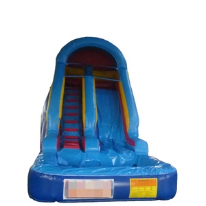 Casa hinchable inflable para interiores Blue Children's Love con tobogán de agua Castillo combinado húmedo/seco para parques de atracciones y jardines - Product Image 1