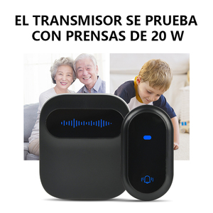 IP68 Impermeable EU UK US Plug 38 Pistas Musicales <span class=keywords><strong>Timbre</strong></span> Inalámbrico para Exteriores - Product Image 6
