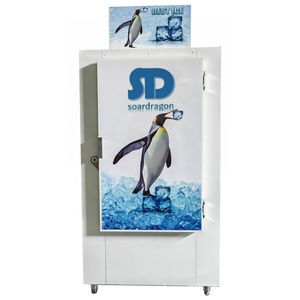 Soardragon lạnh tường nghiêng băng merchandiser, Ice lưu trữ tủ đông với quạt làm mát hệ thống - Product Image 4