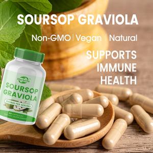 Compléments alimentaires à base d'extrait de feuilles de corossol (graviola) en capsules, vente chaude OEM ODM - Product Image 4