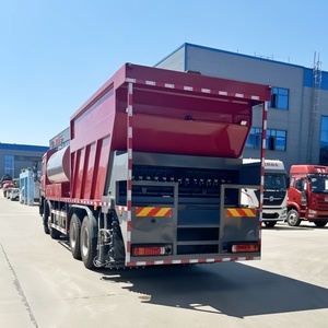 Camion de finition d'asphalte et de compactage de gravier entièrement automatique HOWO 8x4 neuf à vendre - Product Image 5