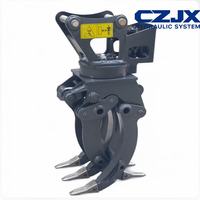 Accessoire d'excavatrice, grappin à bois rotatif hydraulique à 360 degrés