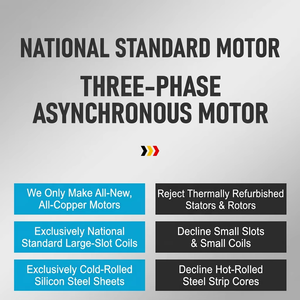 Motor eléctrico asíncrono trifásico <span class=keywords><strong>de</strong></span> inducción tipo jaula <span class=keywords><strong>de</strong></span> ardilla <span class=keywords><strong>de</strong></span> 1HP, 2HP, 3HP, 4HP, 5.5HP, 7.5HP, 10HP, 15HP, 20HP - Product Image 3