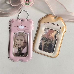3x4 Inches Acrylic Photocard Picture <b>Frame</b> Holder Stand Keychain Mini Card Holder for Automotive Use - Product Image 2