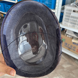 Parrucchino Maschile all'Ingrosso ad Alta Densità 120% - Topper Naturale per Uomo, Toupet Uomo, <span class=keywords><strong>Extension</strong></span> di <span class=keywords><strong>Capelli</strong></span> Umani Austriaci, Topper di <span class=keywords><strong>Capelli</strong></span> Umani - Product Image 3