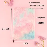 Carnet en tissu pelucheux simple, relié sans fil, style INS, créatif, de haute valeur, papier Daolin A5, fille moelleuse, NTB100