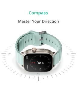 นาฬิกาอัจฉริยะ Global Watch 5 AMOLED หน้าจอสัมผัส IP68 ระบบติดตามตำแหน่ง วัดอัตราการเต้นของหัวใจ - Product Image 2