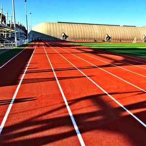 INOLP Tartan Running Carpet Athletic Flooring Mat <b>Rubber</b> <b>Synthetic</b> Prefabricated Anti-Slip Surface Outdoor Sports Field 10mm - Product Image 1