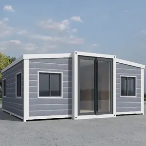 China Suppliers Custom 20ft 40ft Expandable Foldable Container House Prefab Bedroom Homes Folding Tiny Fold Out House for Living