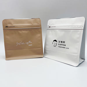 Çevre dostu 1lb kahve kesesi özel baskılı kare alt 16oz toplu kahve çanta - Product Image 4