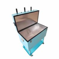 Glacière portable 49L/65L en métal, table de baby-foot intégrée, pour les matchs de football en extérieur