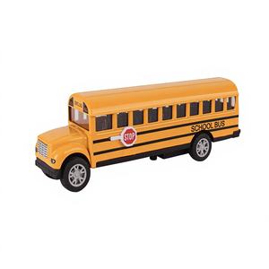 Venta caliente Pull Back Alloy Diecast Model Vehicle 1:32 Yellow School Bus Die cast Car Toys para niños Juguetes - Product Image 1