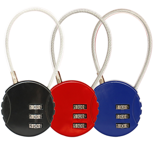 Cartoon Combination Lock – 3/4-Digit Resettable <b>Padlock</b> for School Lockers, Luggage, Bicycle, Dormitory, Gym – Cute Travel Secur - Product Image 3
