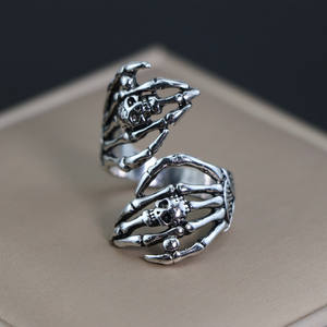 Anillo De Acero Inoxidable Retro Style Cool Design Totem Geometric Men's Ring Viking Nordic Wolf Head Ring For Men - Product Image 5