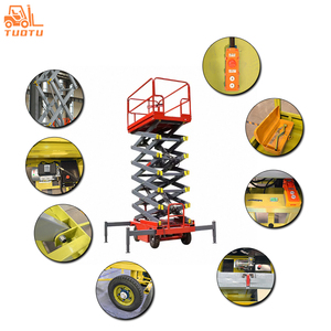 Almacén de elevación hidráulica aérea de diseño integral personalizado Plataforma de trabajo de elevación móvil Elevador de tijera móvil eléctrico - Product Image 5