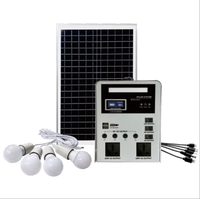 Générateur d'énergie solaire portable 150w 218wh Stockage Batterie LiFepo4 Station d'énergie solaire Système d'éclairage