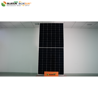 Panel Solar Bifacial Bluesun Factory Tipo N HPBC 500W 530W 650W 660W 730W para Uso Doméstico, Comercial e Industrial con Garantía Extendida
