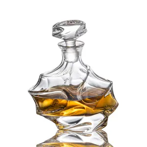 Creative design high quality liquor wine whisky classic modern decanter 750ml