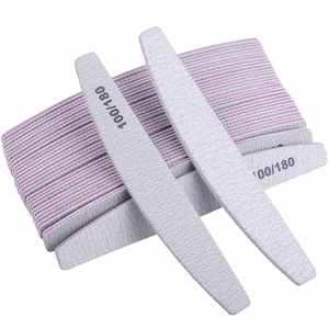 <b>Nail</b> <b>File</b> Professional <b>Nail</b> <b>Files</b> Reusable Double Sided Emery Board(100/180 Grit) <b>Nail</b> Styling Tools for Home and Salon - Product Image 2