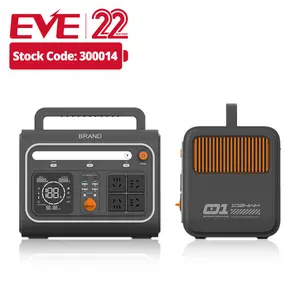 EVE 1200W 1024Wh Power Bank Station For Outdoor Camping Solar Generator Rechargeable Solar Portable Power Bank