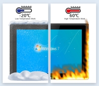 Tablette industrielle Linux PC tout-en-un étanche avec écran tactile capacitif de 12, 13 et 15 pouces pour Windows