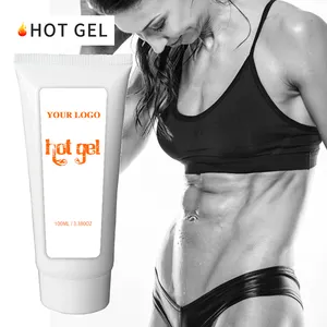 Private Label Hot Sweat Gel für Gewichts verlust, Fett verbrennung, Beschleunigung der Durchblutung und Skulptur des Körpers mit Wärme gefühl