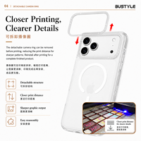 Coque de téléphone PC transparente anti-jaunissement pour iPhone 17/18 16 15 14, étuis de protection mobiles transparents en gros avec impression personnalisée