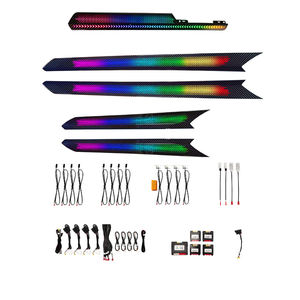 Lumière d'ambiance intérieure de voiture de style matrice de points pour Volkswagen Tiguan L/X 2017-2021, bande de décoration, accessoires - Product Image 1