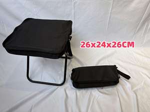Custom Logo Printed Steel Outdoor Camping Portable <b>Folding</b> Chair <b>Stool</b> Seat for Fishing and Hiking - Product Image 3