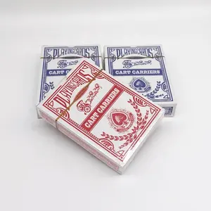 JP043, proveedor de la fábrica de China, carritos de cartas de póker, impresión personalizada, 988 tarjetas de juego de papel baratas