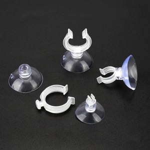 Pince de fixation transparente Chang En avec ventouse pour tube d'air d'aquarium 5-20 pouces, accessoires pour aquarium - Product Image 1