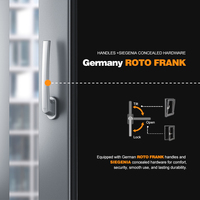 Portes coulissantes en aluminium et verre de haute qualité pour maison moderne, nouveau design, vente chaude, intérieur, salle de bain, cuisine, chambre, salon, villa