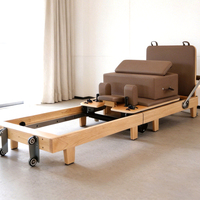 Table de Pilates Cadillac Trapeze Professionnelle en Bois avec Système de Résistance à Ressort pour Entraînement de Base et Équipement de Fitness en Studio