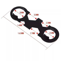 Clé pour robinet de douche de salle de bain, écrou de tuyau, valve, aérateurs, outils de pose, accessoires de réparation domestique