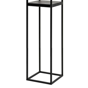 Support à plantes à 2 niveaux en acier carbone noir pour intérieur, rangement domestique - Product Image 4