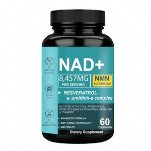 Complejo de Resveratrol y Urolithin-a con NAD+ 8457mg, 60 Cápsulas, Fórmula Avanzada con COQ10, APIGENIN, ALA, PTEROSTILBENO y ASTAXANTINA - Product Image 1