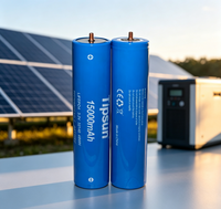 Cellule LiFePO4 cylindrique rechargeable 32140 15Ah 3.2V avec borne à goujon pour stockage d'énergie