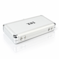 Petite mallette en métal avec serrure en aluminium avec mallette de transport en aluminium dur en mousse personnalisée pour instrument de bagage pour ordinateur portable