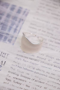 Pendientes Bohemios Irregulares Cóncavos y Convexos de Oro y Plata, Joyería de Piedra Natural a la Moda para Mujeres y Hombres, Aniversario - Product Image 4